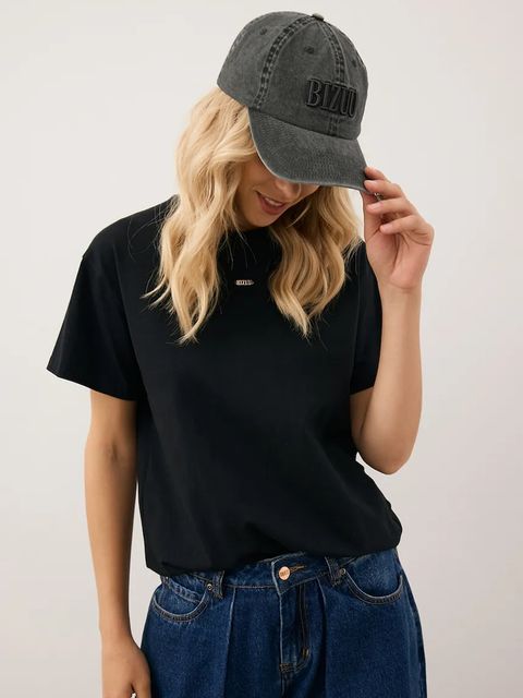 Bizuu czapka z daszkiem bawełniana ZANE kolor szary ZANE SZARY