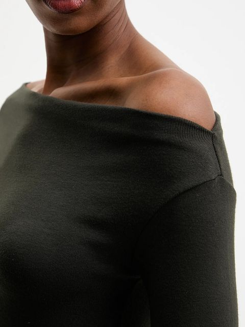 Answear.LAB longsleeve damski kolor zielony