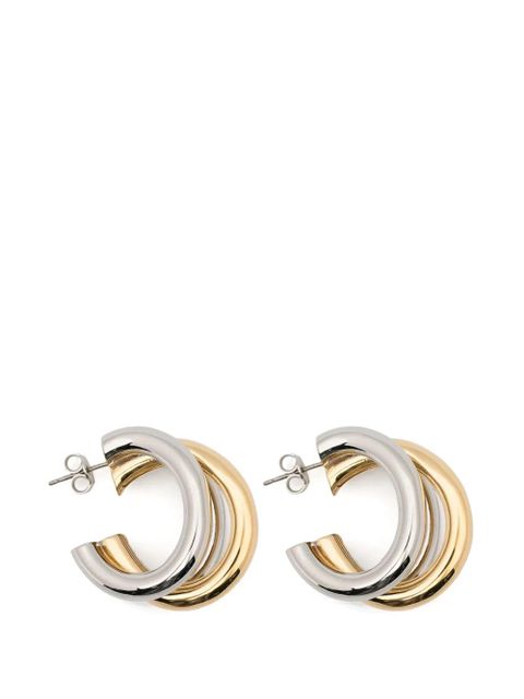 Rabanne Triple Hoop earrings - Silver - zdjęcie produktu nr 1
