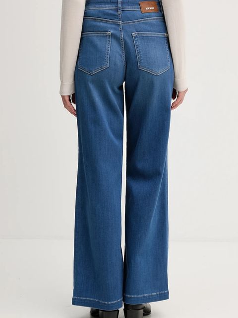 Mos Mosh jeansy damskie kolor niebieski 166400