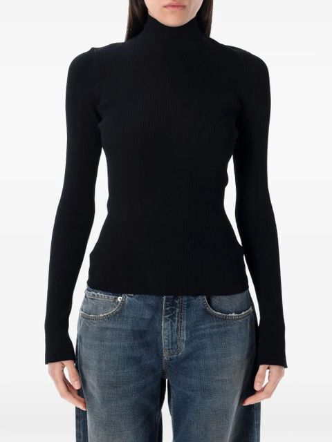 Balenciaga ribbed jumper - Black - zdjęcie produktu nr 1