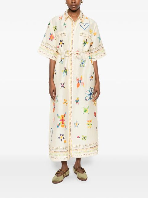 ALEMAIS Sidi shirt dress - Yellow - zdjęcie produktu nr 2