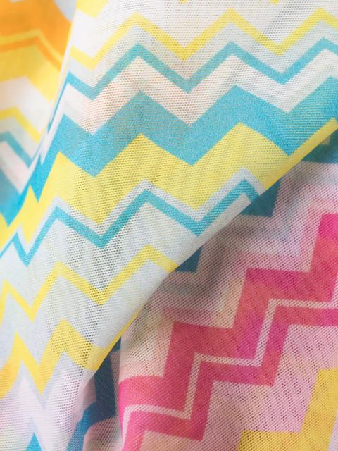 Missoni chevron halterneck cover-up - Pink