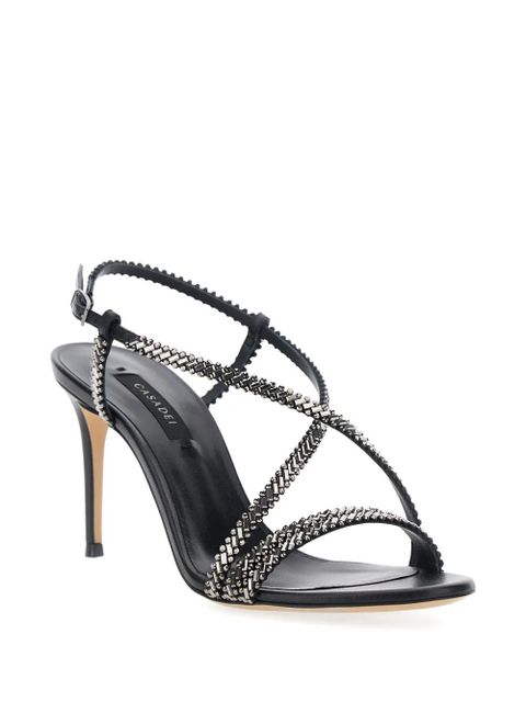 Casadei Josephine strappy heeled sandals - Black - zdjęcie produktu nr 2