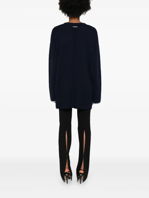 PINKO pocket-detail button-up cardigan - Blue