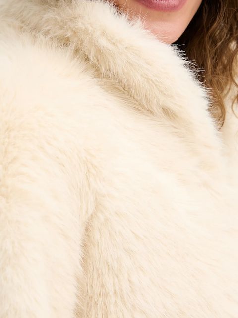 Silvian Heach płaszcz ARILLAGA kolor beżowy GPA25348PL