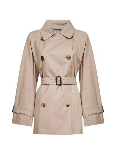 Max Mara Calle belted double-breasted trench coat - Neutrals - zdjęcie produktu nr 1