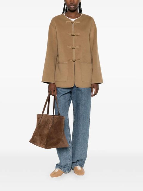 Róhe double-faced jacket - Brown