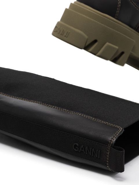 GANNI chunky calf-length boots - Black - zdjęcie produktu nr 2