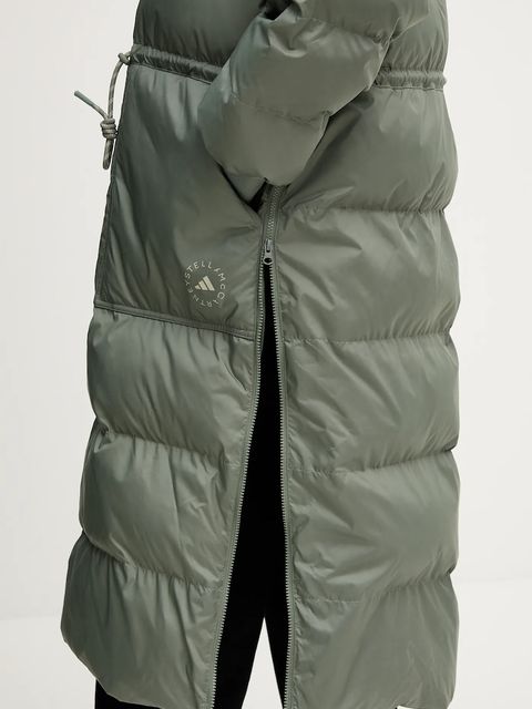 adidas by Stella McCartney kurtka kolor zielony zimowa KA7427