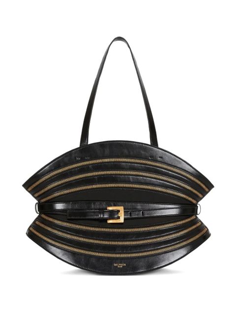 Balmain medium Shuffle Zips shoulder bag - Black - zdjęcie produktu nr 1
