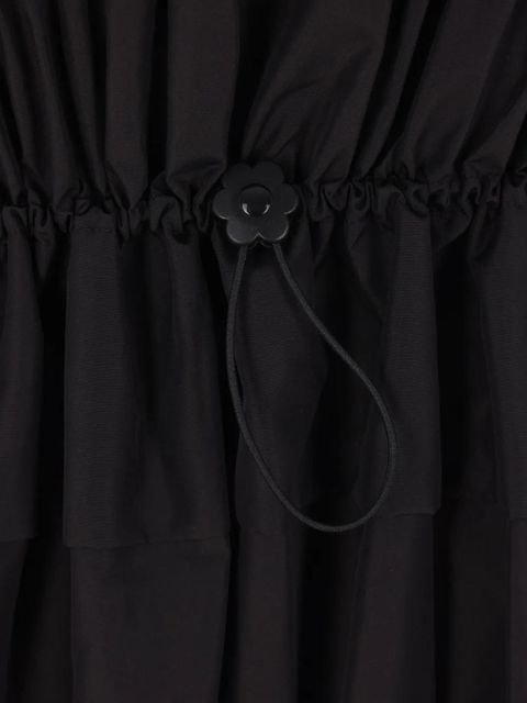 Cecilie Bahnsen smocked midi dress - Black