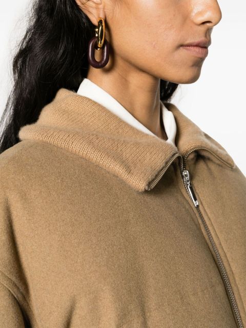 TOTEME flannel puffer jacket - Brown