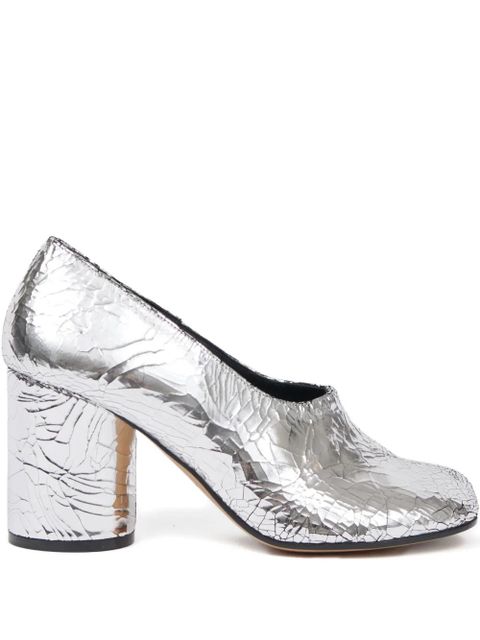 Maison Margiela 80mm Tabi Broken Morror high pumps - Silver - zdjęcie produktu nr 1