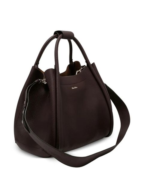 Max Mara textured tote bag - Brown