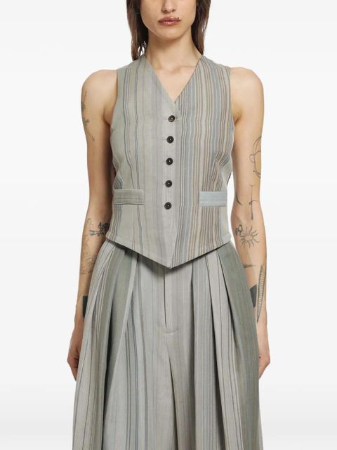 Vivienne Westwood liberty striped waistcoat - Grey - zdjęcie produktu nr 1