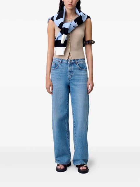Claudie Pierlot wide-leg washed jeans - Blue - zdjęcie produktu nr 2