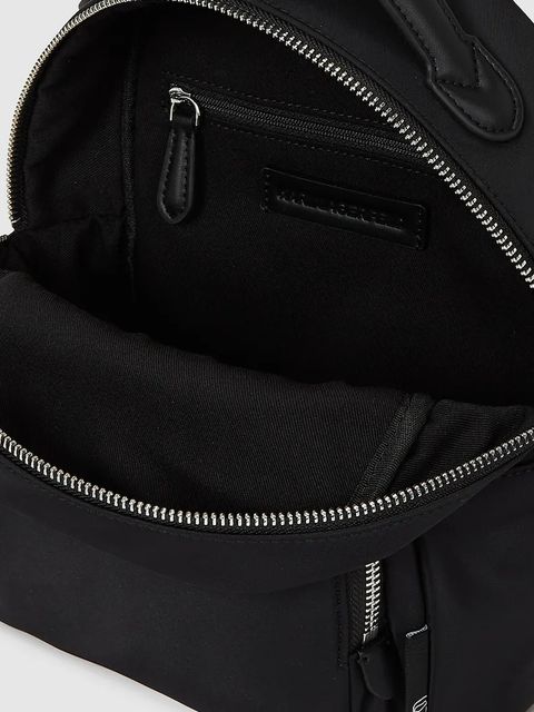 Karl Lagerfeld plecak IKON damski kolor czarny mały gładki A4W30251