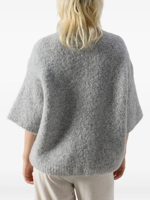 American Vintage Zolly short-sleeves sweater - Grey