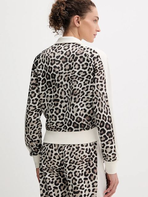 Puma bluza damska kolor beżowy wzorzysta 632342