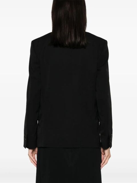 Comme Des Garçons single-breasted wool blazer - Black