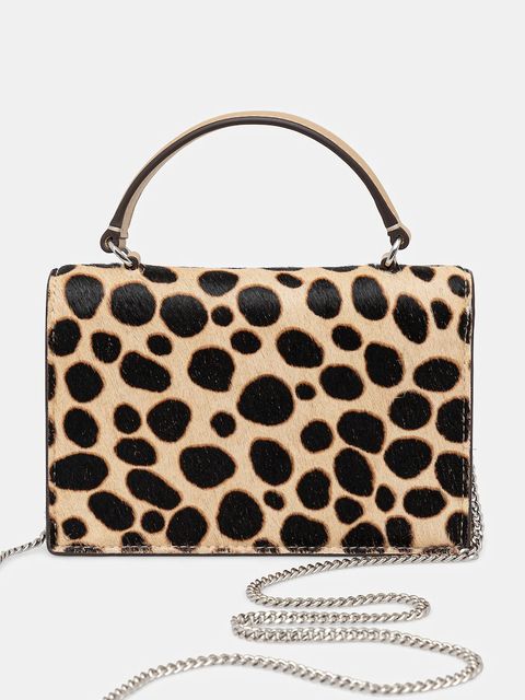 Tory Burch torebka skórzana Kira Haircalf Mini