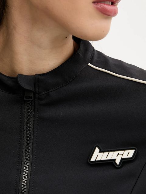Hugo Blue kurtka kolor czarny przejściowa 50542175