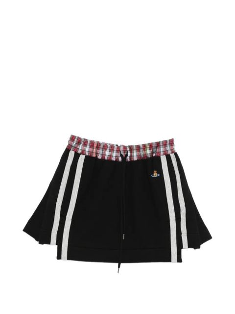 Vivienne Westwood stripe-trim mini skirt - Black - zdjęcie produktu nr 1