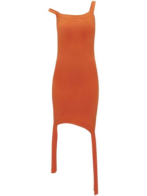 JW Anderson deconstructed knitted mini dress - Orange - zdjęcie produktu nr 1