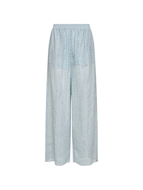 FENDI FF burnout trousers - Blue - zdjęcie produktu nr 1