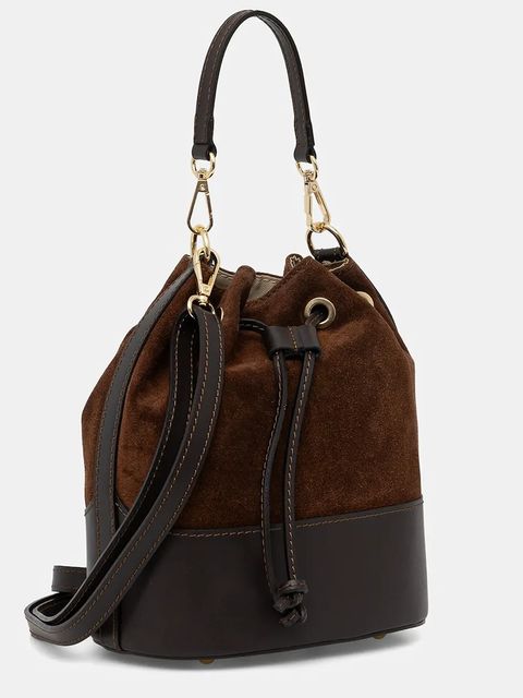 Answear.LAB torebka skórzana kolor brązowy - zdjęcie produktu nr 2