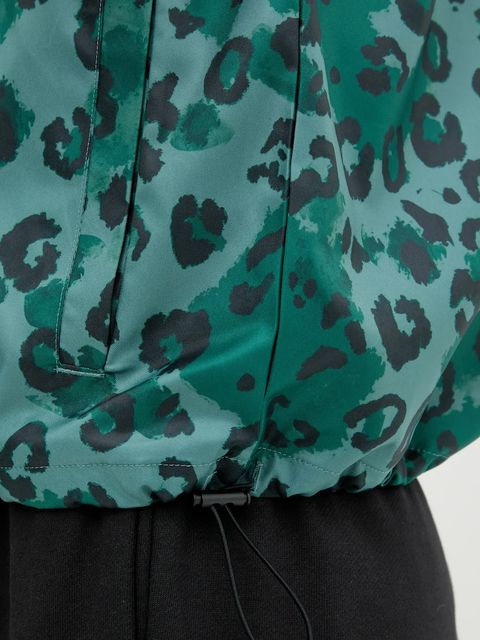 adidas bezrękawnik Animal Print 3-Stripes kolor zielony przejściowy JV6958