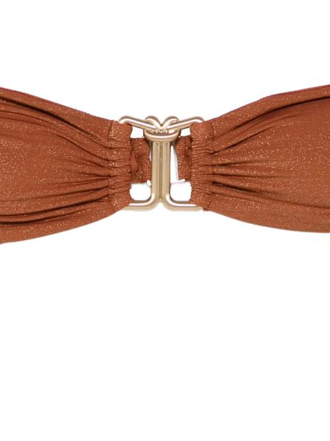 ZIMMERMANN Daylight Metallic bikini - Brown