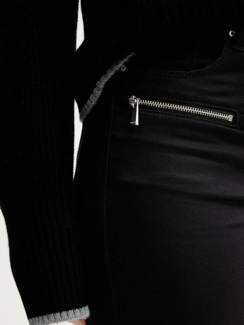 Morgan jeansy damskie kolor czarny