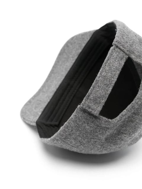 Ruslan Baginskiy logo-embroidered felted cap - Grey - zdjęcie produktu nr 2