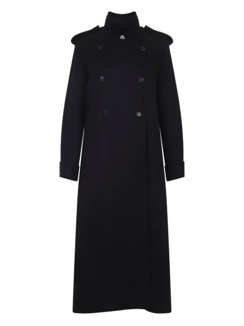 KHAITE wool double-breasted coat - Black - zdjęcie produktu nr 1