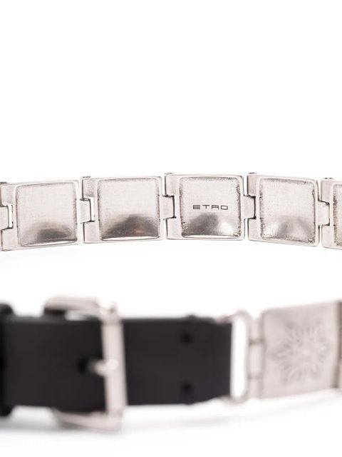ETRO engraved-detail belt - Silver - zdjęcie produktu nr 2