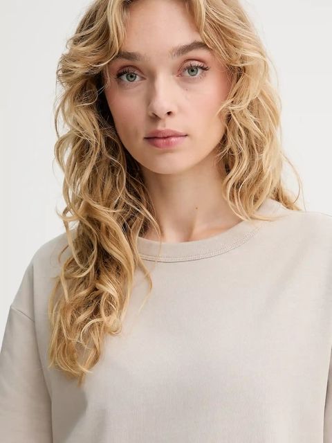 Levi's t-shirt bawełniany damski kolor beżowy 001HI