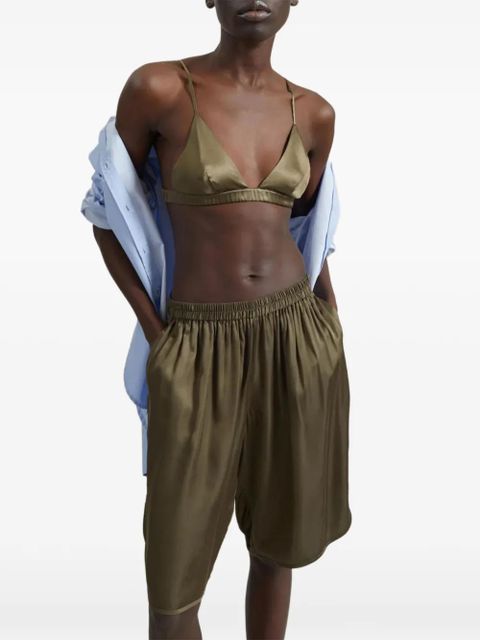 The Frankie Shop elasticated shorts - Green - zdjęcie produktu nr 2