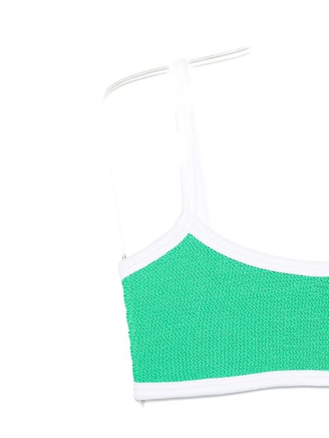 Hunza G Tyler contrast-trim bikini - Green - zdjęcie produktu nr 2