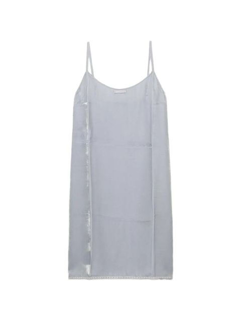 Prada flared spaghetti-straps slip dress - Grey - zdjęcie produktu nr 1