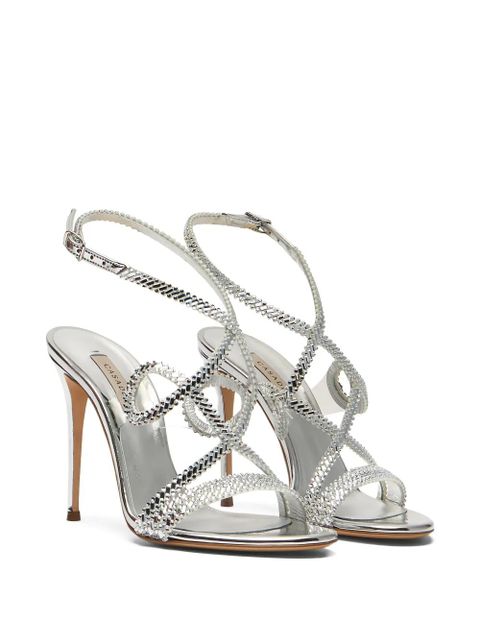 Casadei Josephine Julia embellished sandals - Silver - zdjęcie produktu nr 2