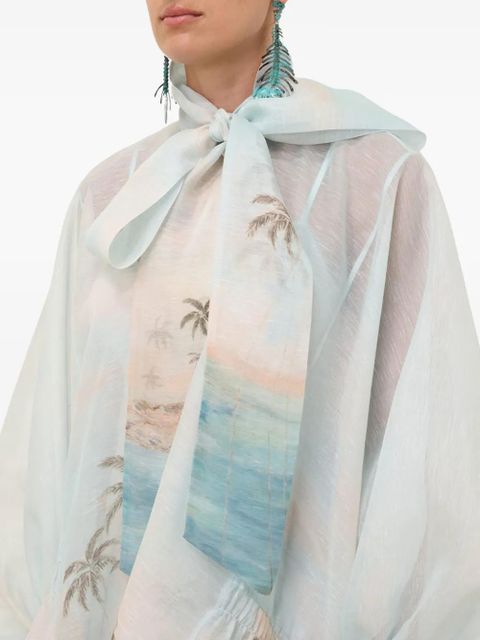 ZIMMERMANN Illuminate minidress - Blue - zdjęcie produktu nr 2