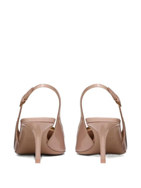 Valentino Garavani 60mm VLogo slingback leather pumps - Pink