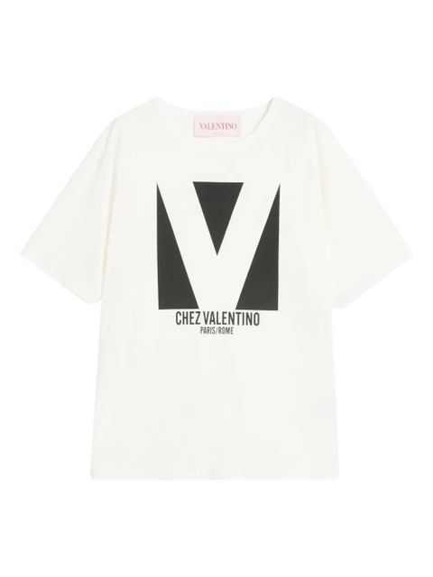 Valentino Garavani Chez-print T-shirt - White - zdjęcie produktu nr 1