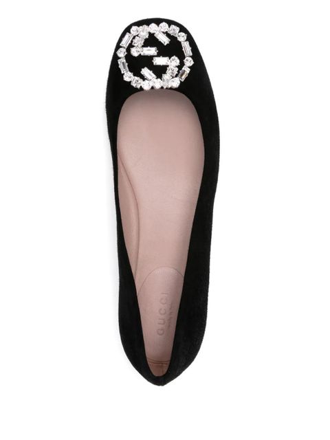 Gucci Interlocking-G ballet flats - Black