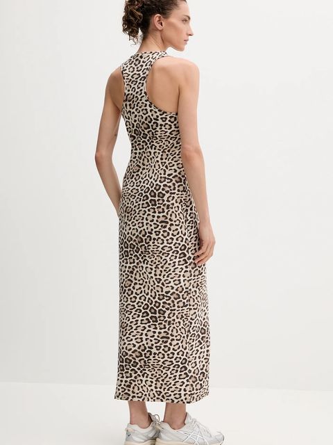 Puma sukienka kolor beżowy maxi dopasowana 632339 - zdjęcie produktu nr 2