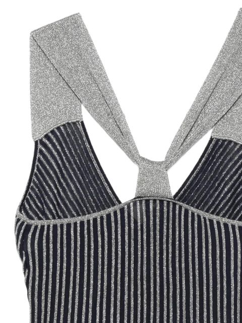 Missoni striped knitted top - Grey