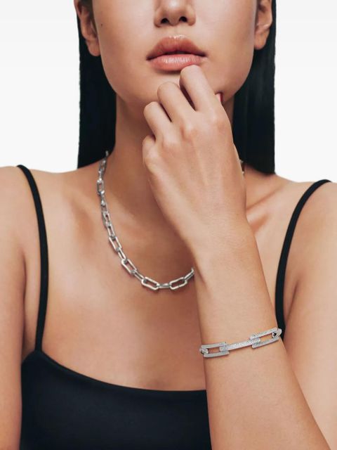 Monica Vinader Signature Link diamond bracelet - Silver - zdjęcie produktu nr 2