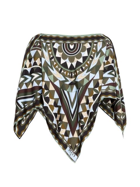 PUCCI geometric-print blouse - Green - zdjęcie produktu nr 1
